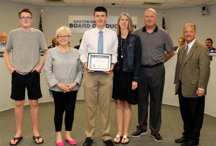 Board recognizes students for achievements